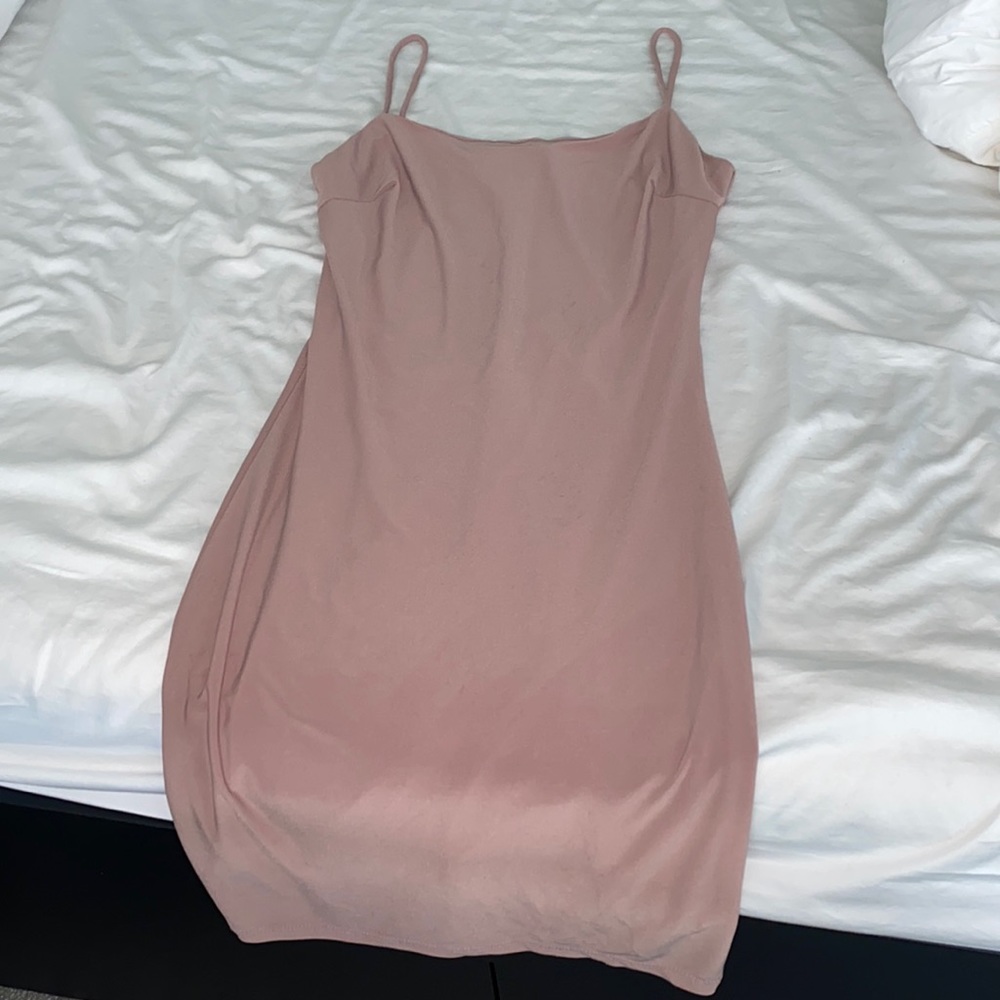 Blush Pink Mini Dress
